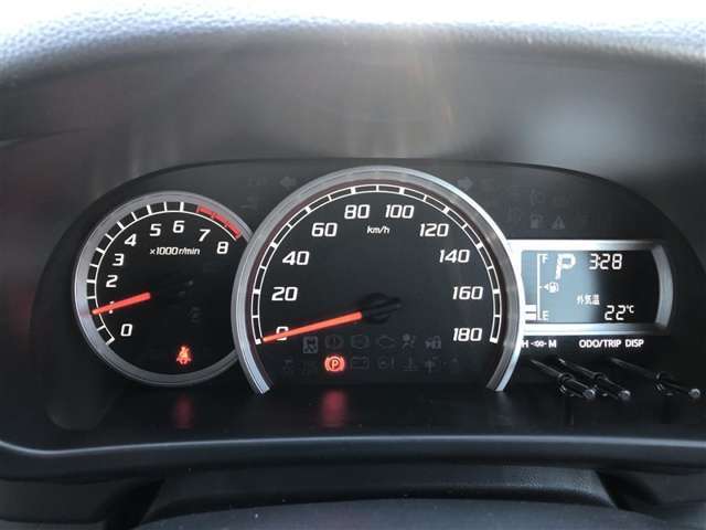「メーターパネル」です。視認性に優れ、見やすい位置に配置がされています。