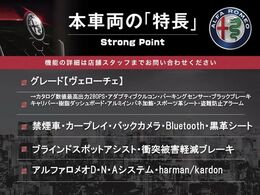 本車両の主な特徴をまとめました。上記の他にもお伝えしきれない魅力がございます。是非お気軽にお問い合わせ下さい。