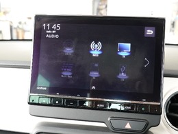 【ホンダギャザーズナビ】人気の純正ナビを装備。オーディオ機能も充実しており、Bluetooth接続すればお持ちのスマホやMP3プレイヤーの音楽を再生可能！毎日の運転がさらに楽しくなります。