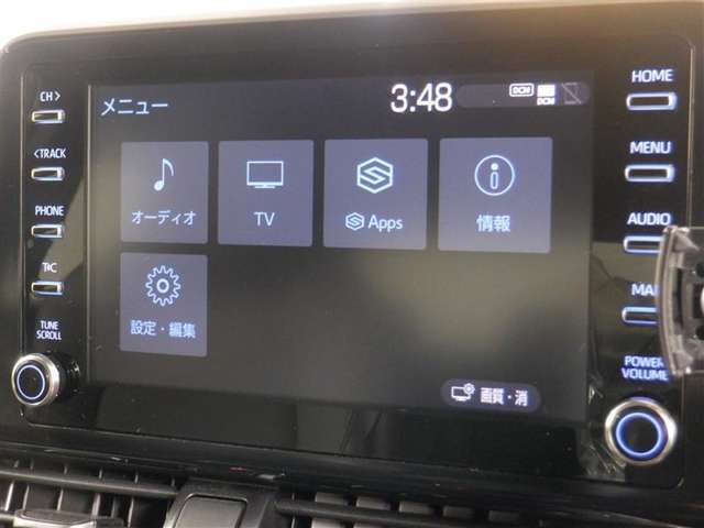 ディスプレイオーディオを装備。スマホとクルマをつなぐことで、これまでのナビに加えて、いろんなサービスが楽しめます。
