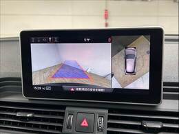 360カメラ搭載。駐車時も安心です。