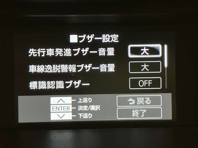 車線からのはみ出しをお知らせしてくれます！うっかり運転を防止してくれます。