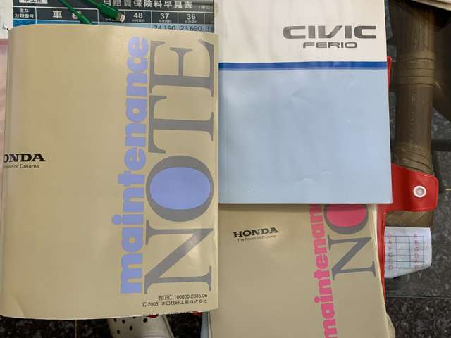 取り扱い説明書など揃ってます