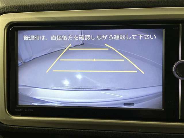 バックガイドモニターで、後方を確認しながら安心して駐車することができます。運転初心者も熟練者も必須の機能ですよ！