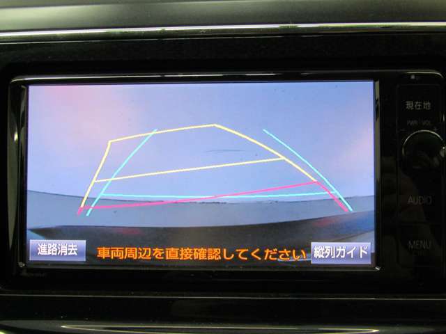 バックモニター＆パーキングガイド機能付で車庫入れ時や後進時も安心して運転できます！！