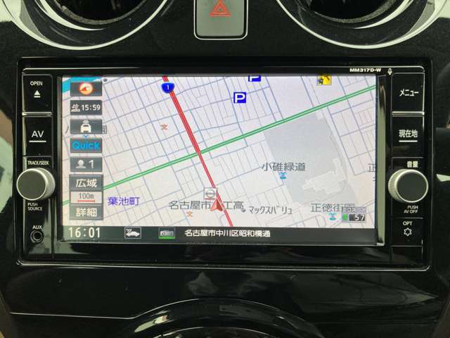 純正メモリーナビゲーションです。充実したAV機能に加え、ルート探索のクオリティも向上しています。