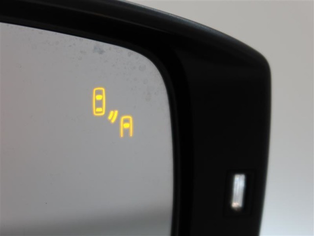 隣車線を走る車両をレーダーで検知し、ドアミラーでは確認しにくい後側方エリアに存在する車両に加え、急接近してくる車両も検知します。車両を検知するとドアミラーに搭載されたLEDインジケーターが点灯します。
