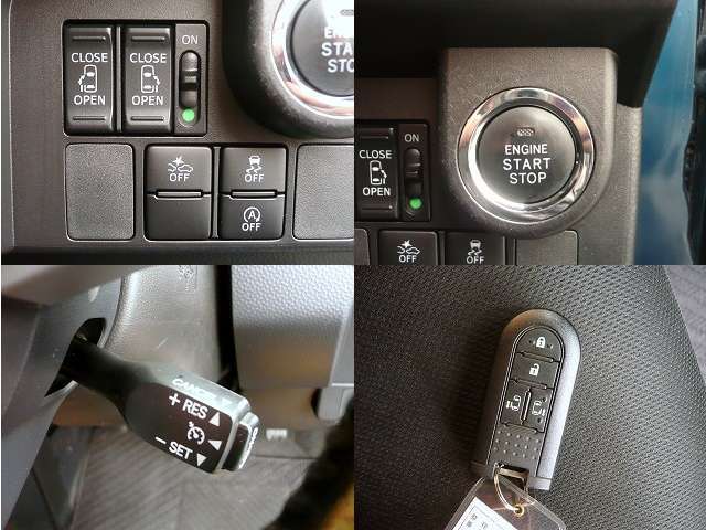 両側パワースライドドア！横滑り防止機能付き！アイドリングストップ！プッシュ＆スマートキー！クルーズコントロール！！