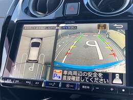 見下ろしているかのような映像で、駐車もスムーズに行ける！インテリジェントアラウンドビューモニターです。