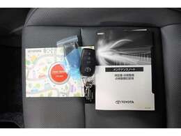 取扱説明書・メンテナンスノート・スマートキー2個一式揃っております！