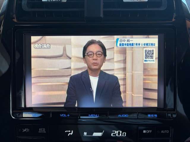 純正9インチナビではフルセグTVの視聴ができます。