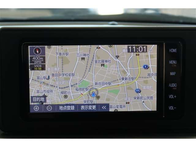 【メモリーナビ】フルセグ・CD・ラジオ・DVD視聴機能付き♪操作はタッチパネルで簡単です♪