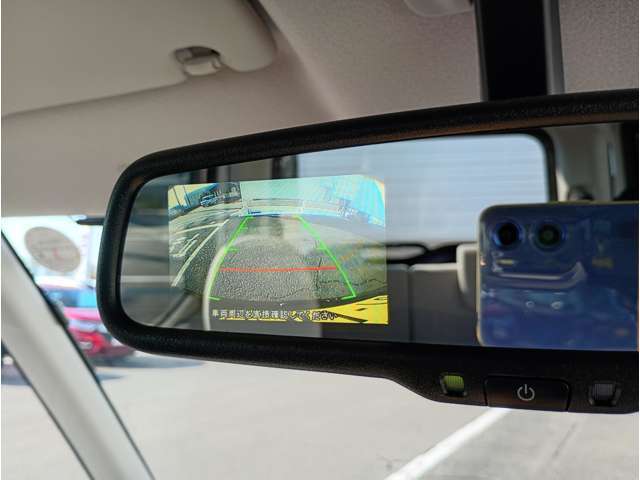 バックモニター！後方の死角もバッチリ確保で駐車も楽々♪あると安心ですよね