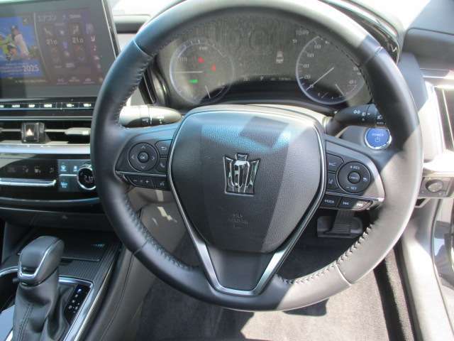 ステアリングスイッチにて細かな車両設定もカスタマイズ出来ます。