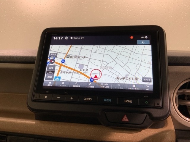 ギャザズナビ搭載です。知らない道も安心ですね！