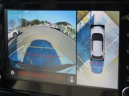「パノラミックビューモニター」でクルマを真上から見るように周囲を確認でき、駐車の際に大活躍☆