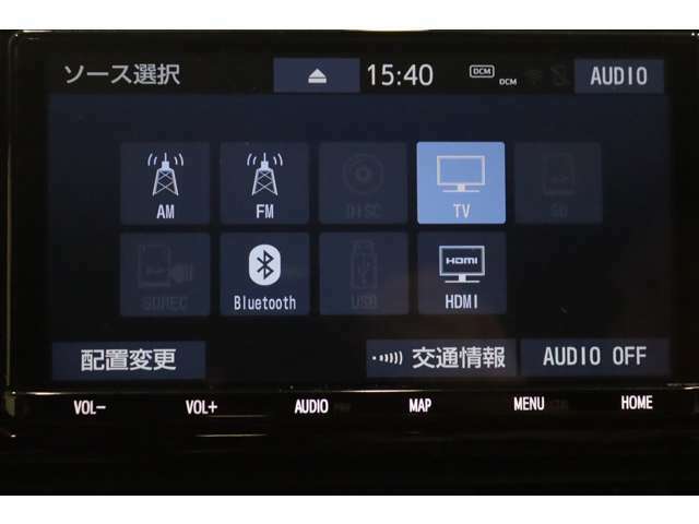 【SDナビ】遠方へのドライブも安心ですね！　フルセグう/DVD/CD/SD/Bluetooth/USB/