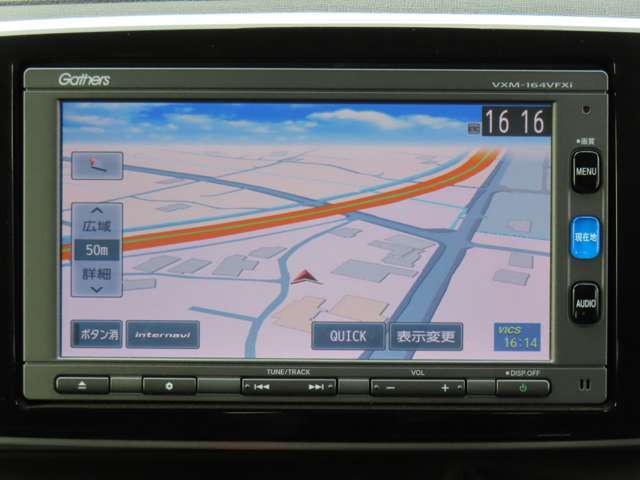 ナビ付きですので旅行先の慣れない土地での運転も安心です☆