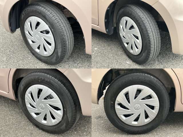 145/80R13　ホイールキャップ仕様です。