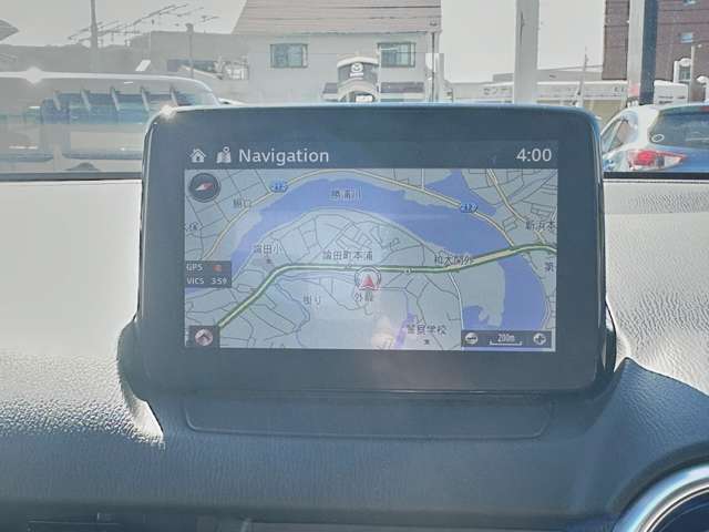 一体型ナビは車内の雰囲気にピッタリマッチ！