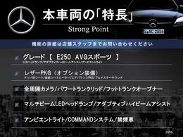 本車両の主な特徴をまとめました。上記の他にもお伝えしきれない魅力がございます。是非お気軽にお問い合わせ下さい。