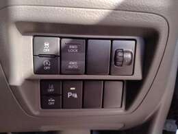 【各種ボタン】ハンドルサイドには各種ボタンが配置しています！運転席から届く範囲なので便利です！