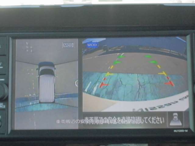 便利な全方向モニター装備です。