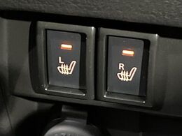 【シートヒーター】寒い日に重宝するシートヒーター！エアコンより早く温まってくれるので寒がりの人も安心ですね♪エアコンの温風は乾燥するから苦手、という方にもをおすすめです。