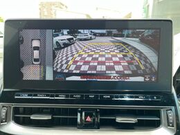 【パノラミックビューモニター】専用のカメラにより、上から見下ろしたような視点で360度クルマの周囲を確認することができます☆死角部分も確認しやすく、狭い場所での切り返しや駐車もスムーズに行えます。