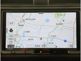 大画面9インチカロッツェリアナビ搭載！初めての場所や遠出に大活躍！Bluetoothでお使いのスマートフォンやミュージックプレイヤー接続することで音楽の再生もできます！