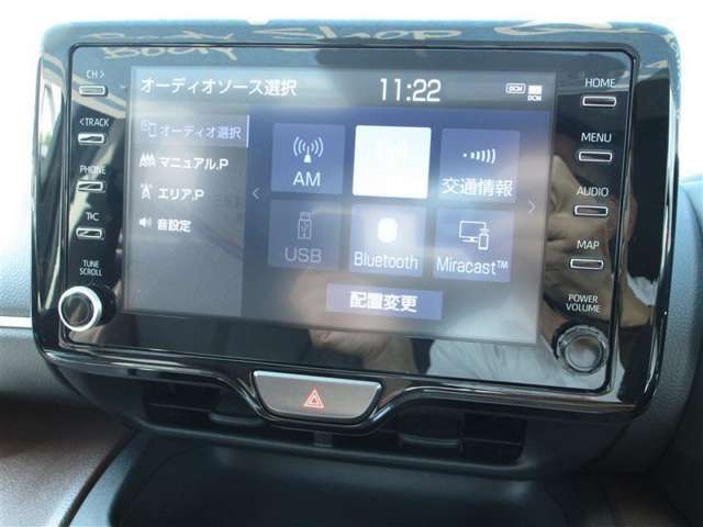AM，FMラジオ付きです。