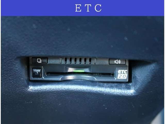 【ETC】純正ビルトインタイプのETC2.0です。専用設計になりますのでデザインもスッキリです。