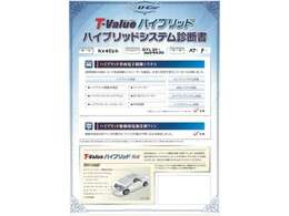 【ハイブリッドシステム診断書】ハイブリッド機構を無償で保証します。保証期間は、初度登録年月から10年目まで、または3年間の長い方。ただし累計走行距離が20万km以内です。