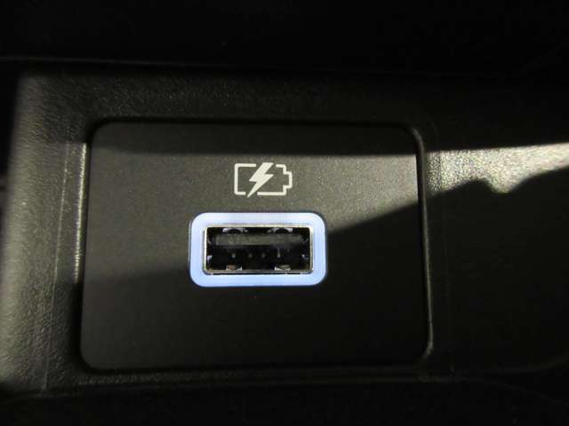 USB充電専用電源ソケットも付いています。モバイル機器などの充電専用