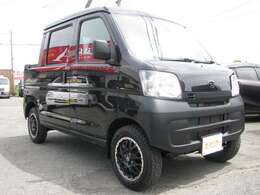 4WD！リフトアップ公認！オートマ！SDナビ！DTV！BT対応！AC・PS！スモークフィルム！F・Rバンパー・荷台・ドアミラー等々をラプター塗装！ATタイヤ・14AW新品！