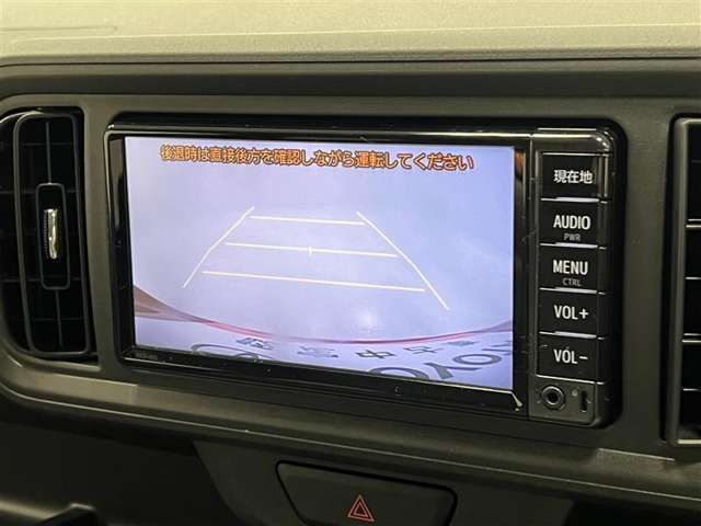 バックモニターは後退時の安全確認に役立ちます！