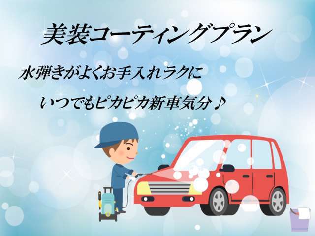 別途オプションにて除菌効果も得られる工程も付帯頂けます！クリーンな室内環境で快適なカーライフがお楽しみ頂けますよ＾＾花粉症の方はもちろん、小さなお子様やご年配の方も乗車するという方にもオススメ♪