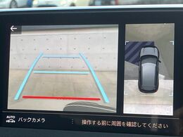 ●ガイドライン付きバックカメラ：不安な駐車もこれで安心！ガイドライン付きなので狭い箇所での駐車もラクラクです！
