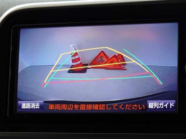バックガイドモニターを装備してます、車庫入れもラクラクです。