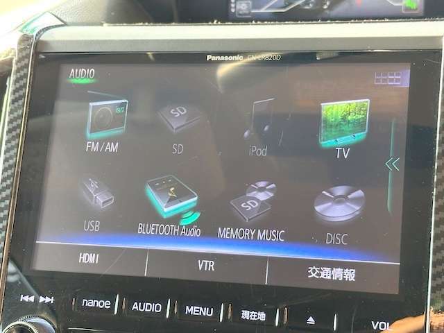 純正SDナビ付き！フルセグTV、Bluetoothオーディオ、バックモニターと装備が充実しております！