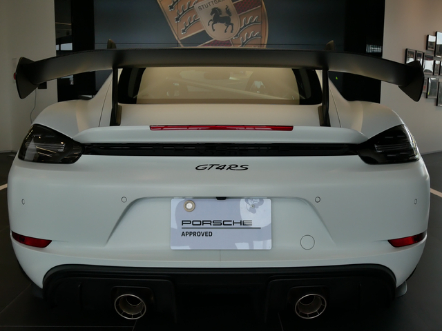 カーボン製リヤスポイラー付きです