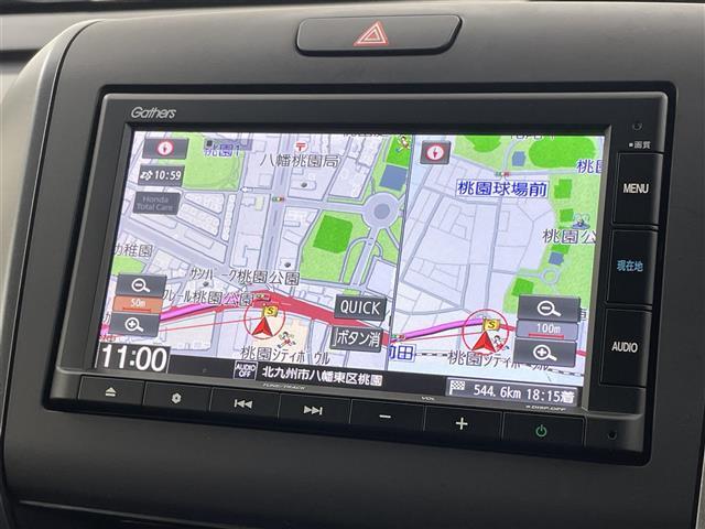 【純正ナビ】専用設計で車内の雰囲気にマッチしたナビが装備されています！利用時のマップ表示は見やすく、いつものドライブがグッと楽しくなります！