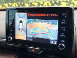 【パノラミックビューモニター】専用のカメラにより、上から見下ろしたような視点で360度クルマの周囲を確認することができます☆死角部分も確認しやすく、狭い場所での切り返しや駐車もスムーズに行えます。