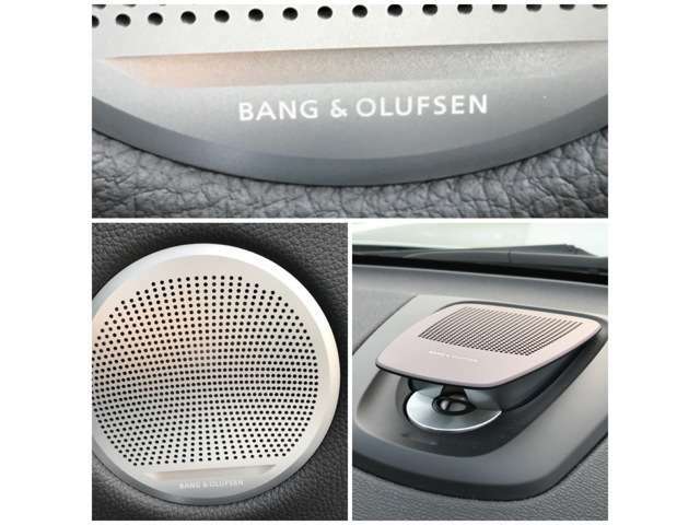 「BANG＆OLUFSEN」のサイド・センタースピーカー。