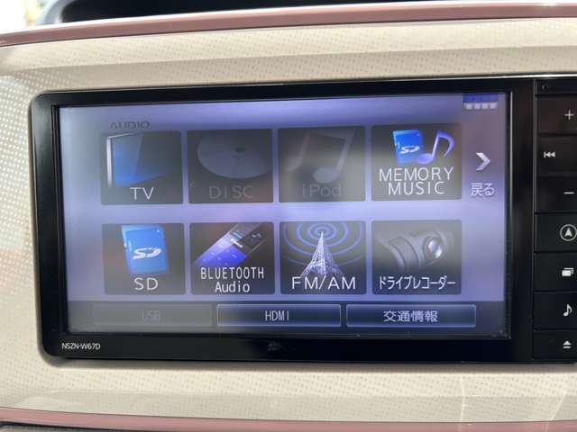 Bluetooth対応の純正ナビ