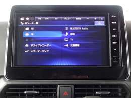 AM・FM・TV・bluetoothがお客様のドライブのサポートを致します。