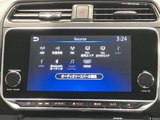 HDMI＆USB接続はもちろんNissanConnectサービス搭載で点検の案内などほしい情報が送られてきます★