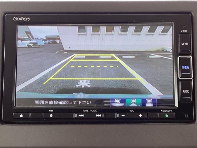 バックカメラ装着済！死角になりやすい後方もとても見やすいです☆車庫入れに自信がない方や縦列駐車が苦手な方にも、オススメな機能です！安心度もアップ！
