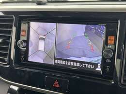 【全周囲/全方位/アラウンドビューモニター機能】全周囲カメラも付いているので安心です！！！ 女性でも楽々駐車可能ですね！！！