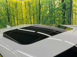【ムーンルーフ】開放感たっぷりの希少装備、ムーンルーフが装着されています！車内に明かりを取り入れたり景色を楽しむ以外にも、車内の空気も簡単に換気できて快適です！